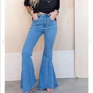 Three Bird Nest Flare Jeans